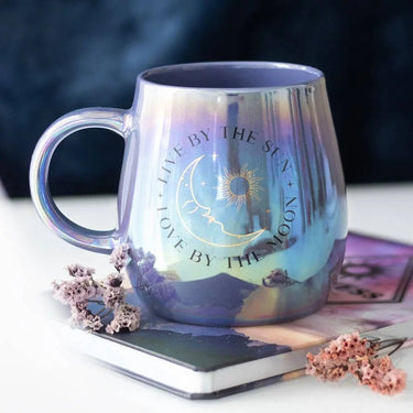 Live By the Sun, Love By the Moon Iridescent Mug - Kawaii Toys